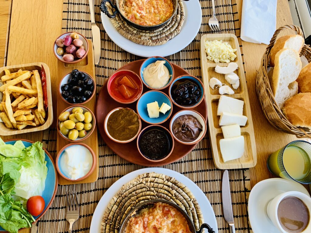 トルコの豪華な朝ごはん