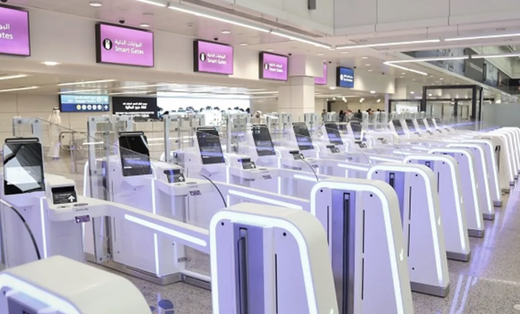 ドバイ空港のスマートゲート